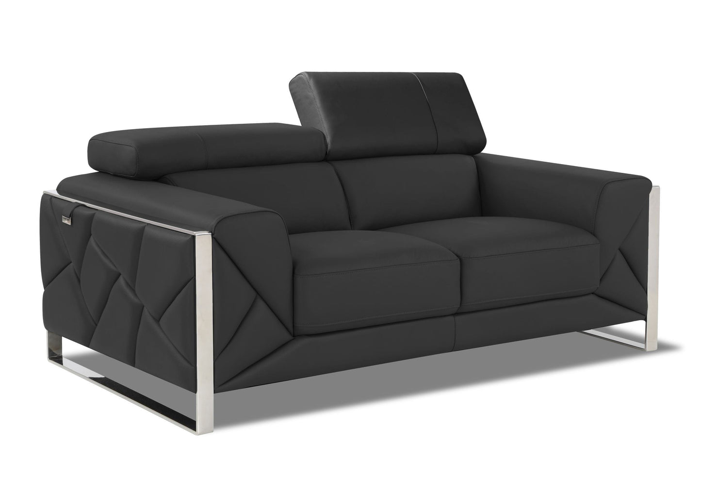 by Global United Sofa Loveseat / Dark Grey Global United 903 - Divanitalia Loveseat