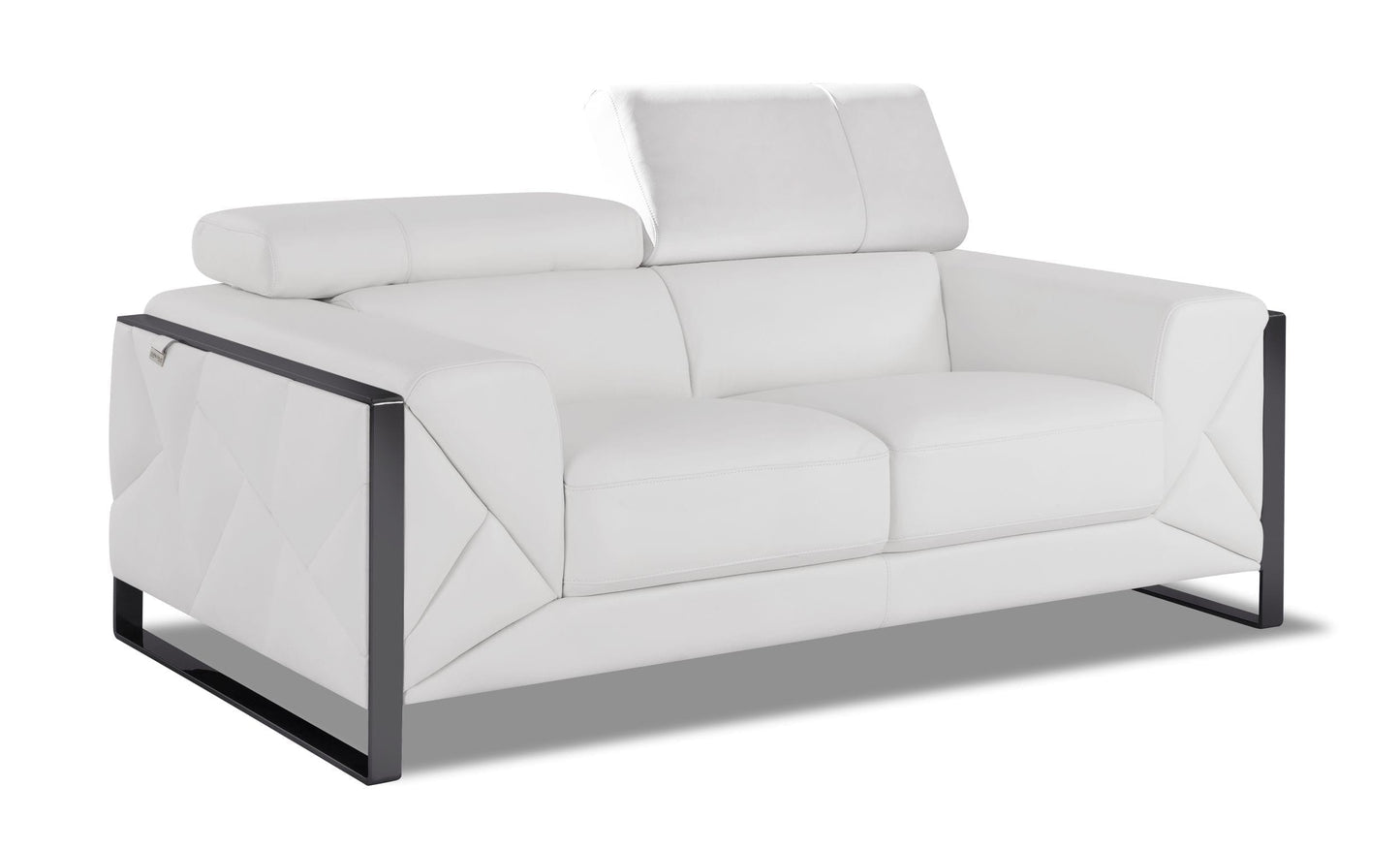 by Global United Sofa Loveseat / White Global United 903 - Divanitalia Loveseat