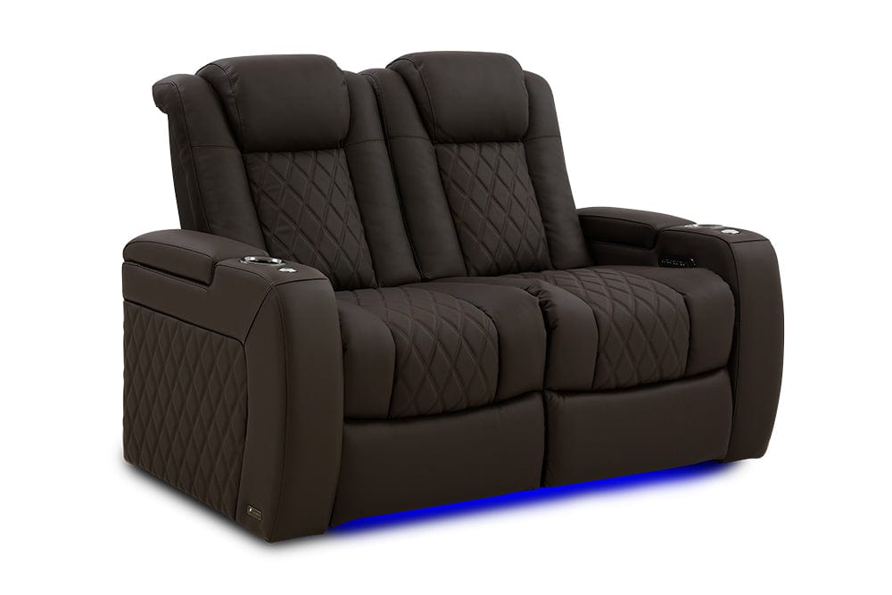 by Valencia Seating Sofa Row of 2 Loveseat | Width: 61.5" Height: 43.5" Depth: 39.75" / Dark Roast Valencia Tuscany Ultimate Edition