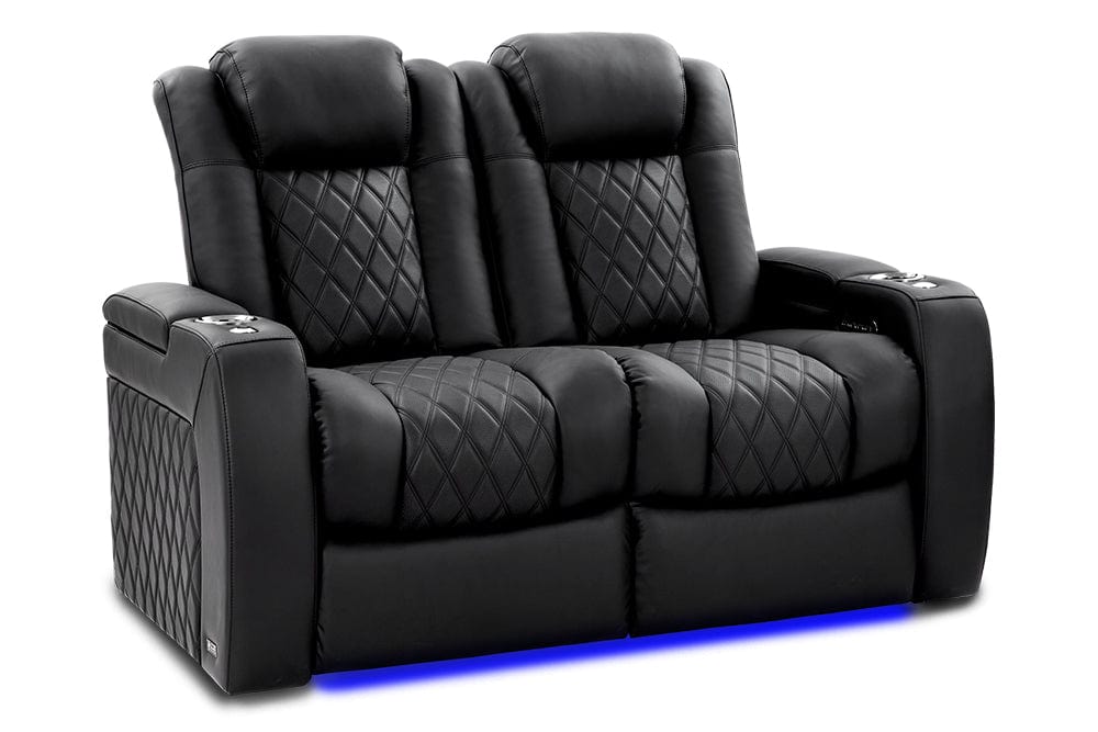 by Valencia Seating Sofa Row of 2 Loveseat | Width: 61.5" Height: 43.5" Depth: 39.75" / Onyx Valencia Tuscany Ultimate Edition