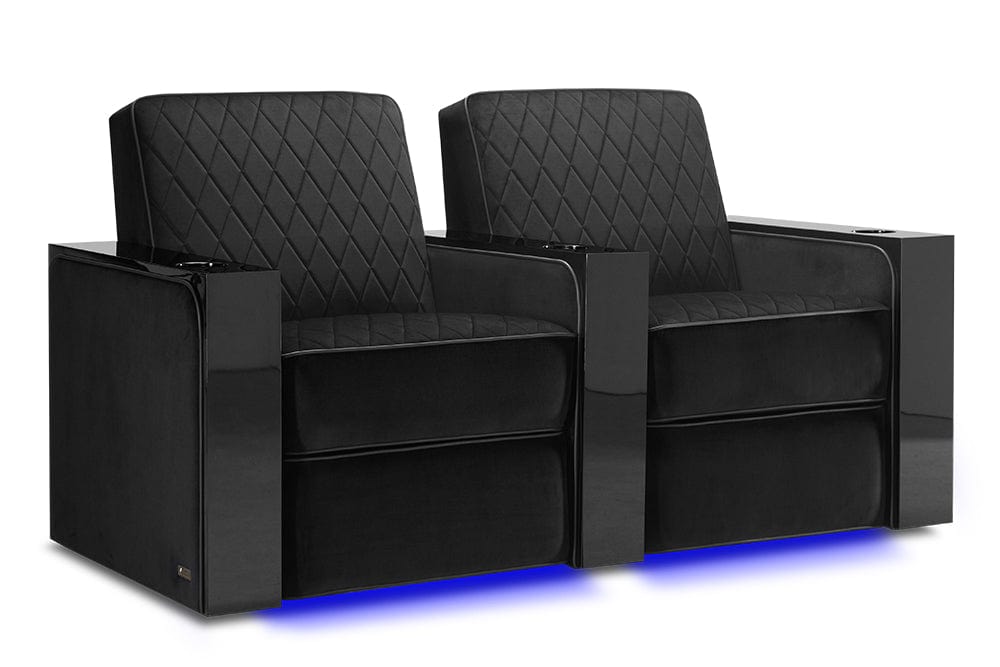 by Valencia Seating Sofa Row of 2 | Width: 68.5" Height: 37" Depth: 35.5" / Raven Valencia Naples Prestige