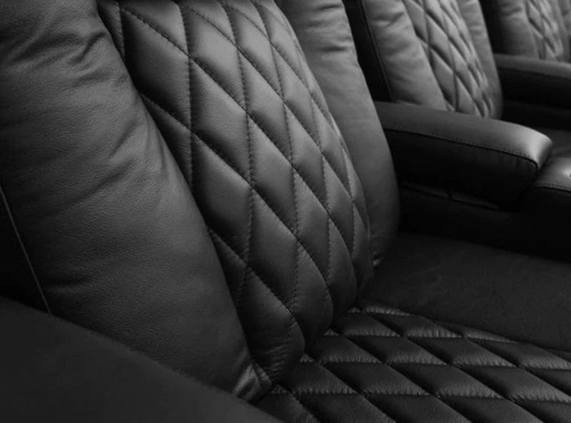 by Valencia Seating Sofa Single / Black Valencia Tuscany Single Home Theater Seating