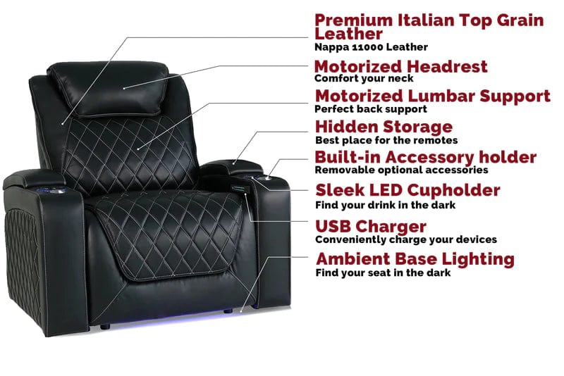 by Valencia Seating Sofa Valencia Oslo XL Home Theater Seating