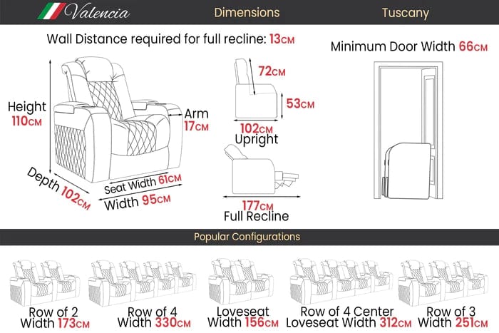 by Valencia Seating Sofa Valencia Tuscany Ultimate Edition