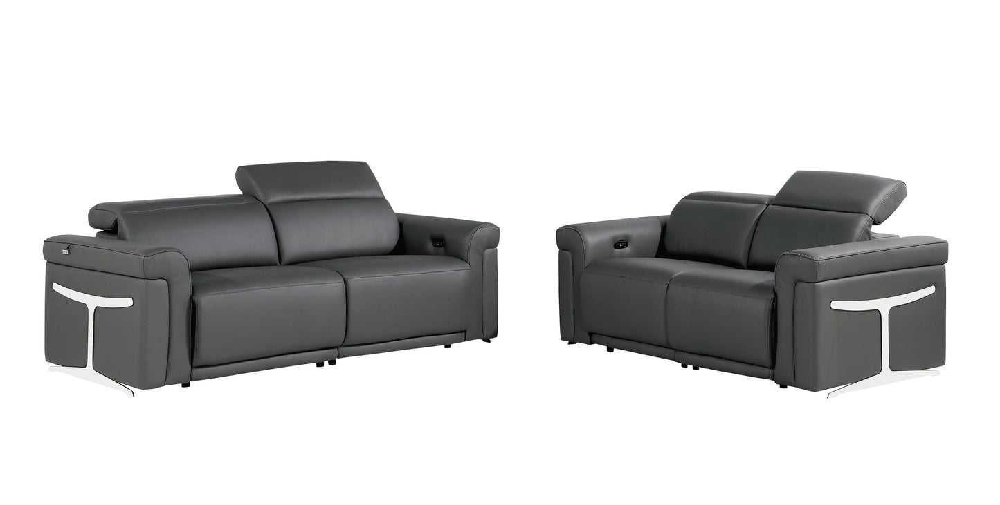 Global United 1126 - Divanitalia Power Reclining 2PC Sofa Set