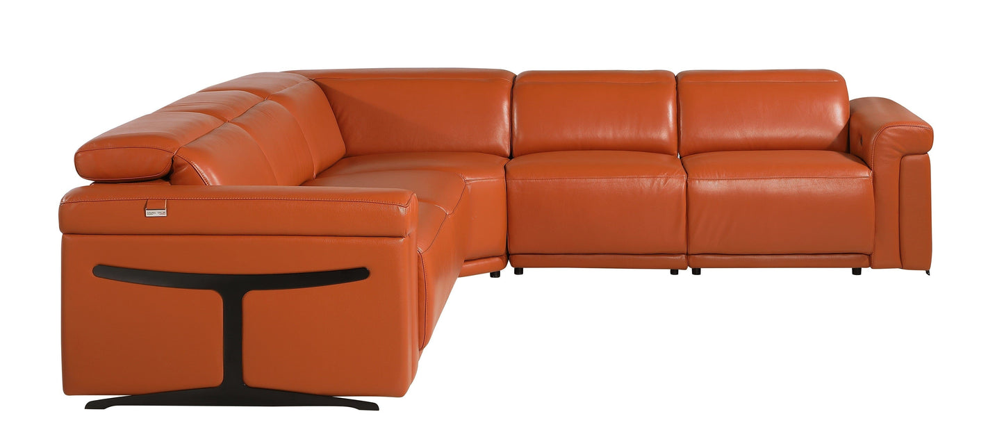 Global United Furniture Sofa Global United 1126 - Divanitalia 3-Power Reclining 5PC Sectional
