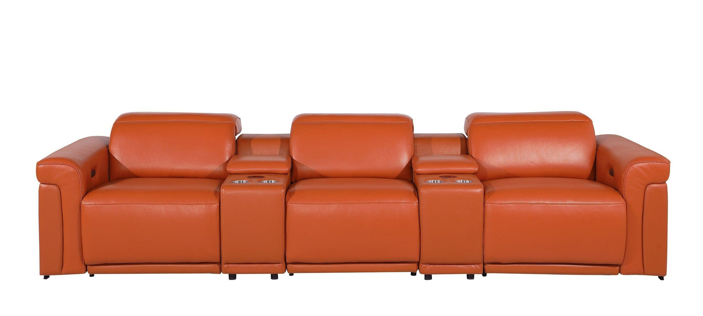 Global United Furniture Sofa Global United 1126 - Divanitalia 5PC Power Reclining Sofa