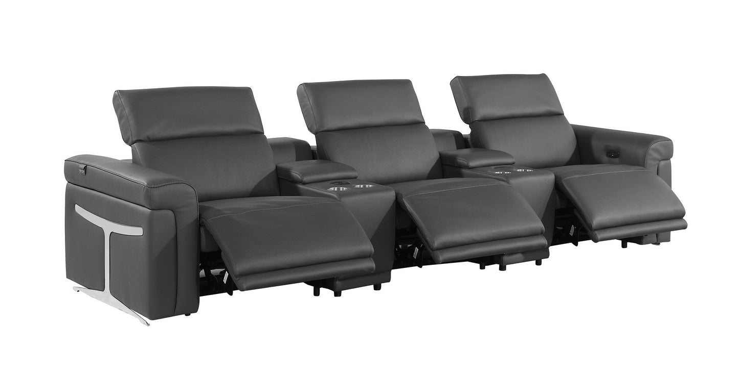 Global United Furniture Sofa Global United 1126 - Divanitalia 8PC Power Reclining Sofa Set