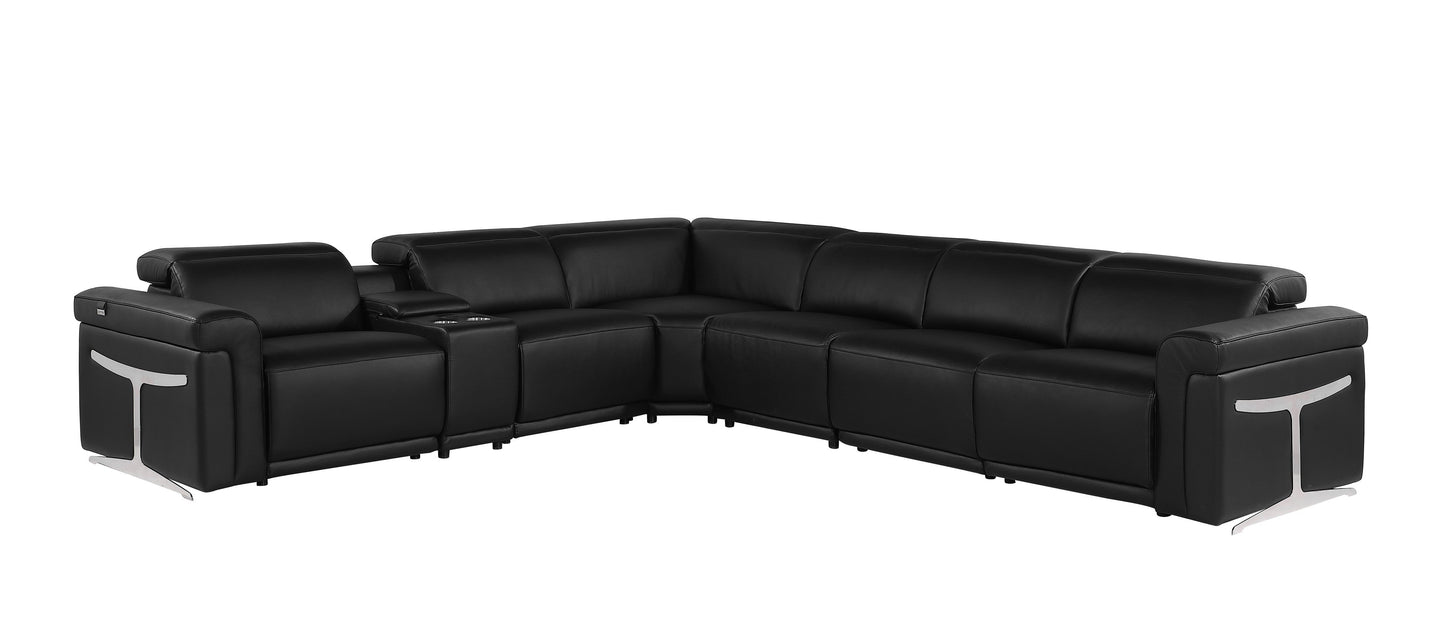 Global United Furniture Sofa Global United 1126 - Divanitalia Power Reclining 7PC Sectional