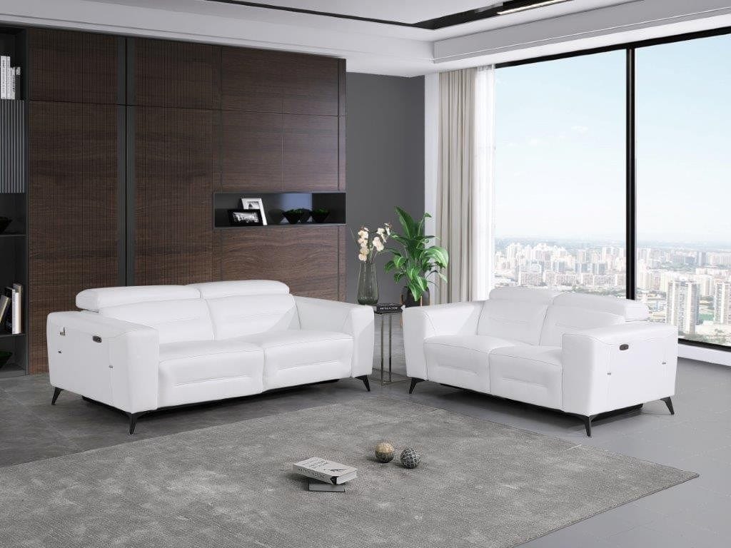 Global United Furniture Sofa Global United 989 - Divanitalia Power Reclining 2PC Sofa Set