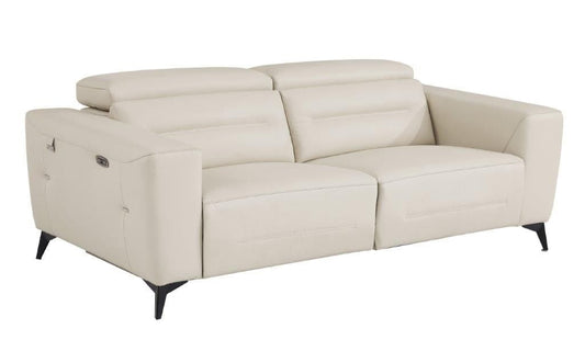 Global United Furniture Sofa Sofa / Beige Global United 989 - Divanitalia Power Reclining Sofa