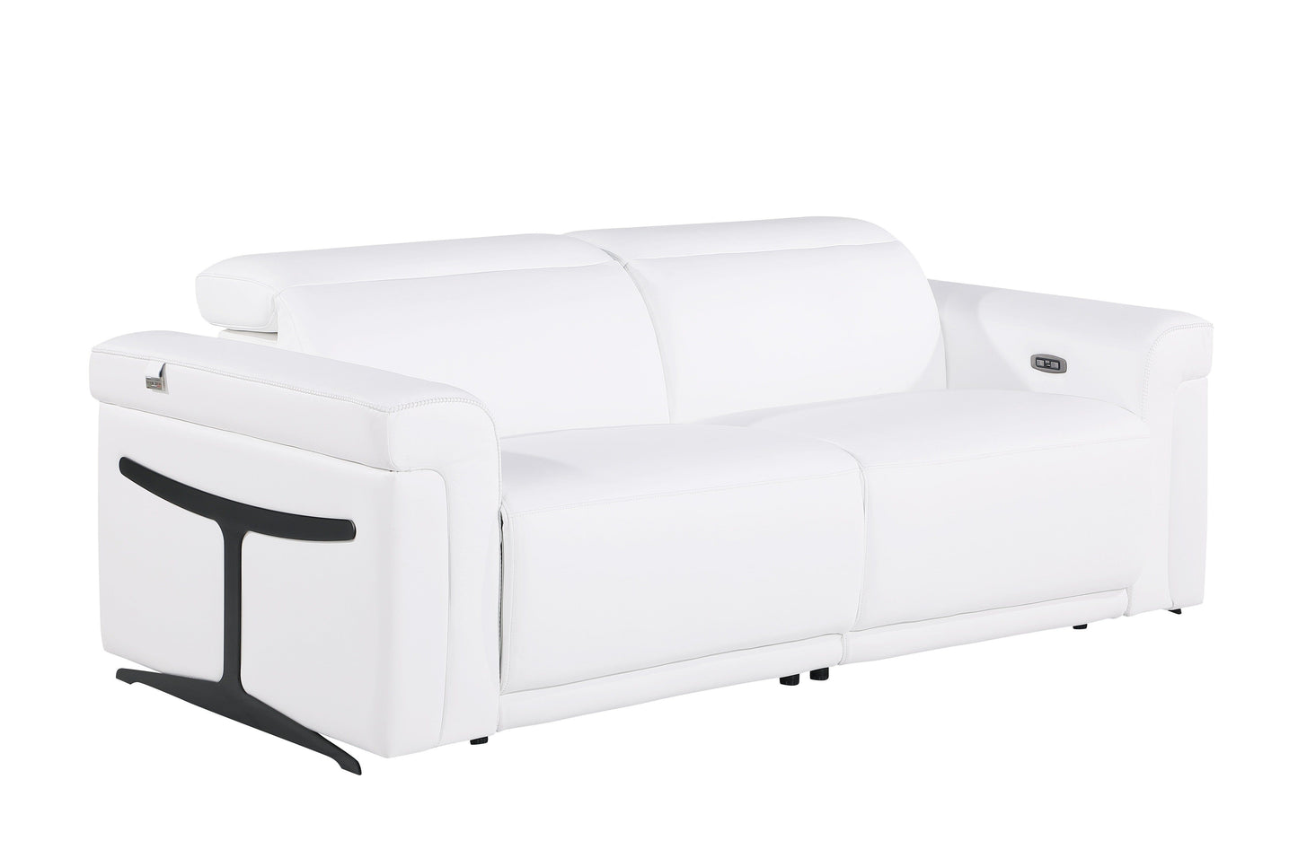 Global United Furniture Sofa Sofa / White Global United 1126 - Divanitalia Power Reclining Sofa