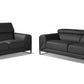 by Global United Sofa 2PC Set - Sofa | Loveseat / Dark Grey Global United 903 - Divanitalia 2PC Sofa Set