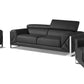 by Global United Sofa 3PC Set - Sofa | Loveseat | Armchair / Dark Grey Global United 903 - Divanitalia 3PC Sofa Set
