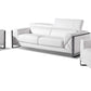 by Global United Sofa 3PC Set - Sofa | Loveseat | Armchair / White Global United 903 - Divanitalia 3PC Sofa Set