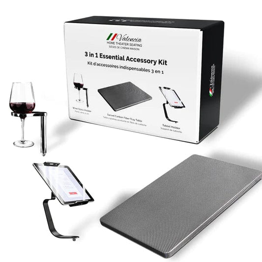 by Valencia Seating Accessories Valencia 3-in-1 Accessory Kit