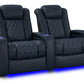 by Valencia Seating Sofa Row of 2 | Width: 71.25" Height: 46" Depth: 39.5" / Moonlight Blue Valencia Tuscany XL Luxury Edition