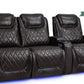 by Valencia Seating Sofa Row of 3 - Loveseat Left | Width: 93" Height: 42.75" Depth: 38" / Dark Chocolate Valencia Oslo Home Theater Seating