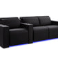 by Valencia Seating Sofa Row of 3 - Loveseat Right | Width: 93" Height: 35.5" Depth: 41" / Onyx Valencia Barcelona Ultimate Luxury Edition XL