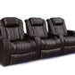 by Valencia Seating Sofa Row of 3 | Width: 103.5" Height: 46" Depth: 39.5" / Dark Chocolate / Regular Spec (300LB Sitting Weight Limit) Valencia Tuscany XL