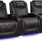 by Valencia Seating Sofa Row of 3 | Width: 104" Height: 45" Depth: 38" / Dark Chocolate / Regular Spec (300 LBs Sitting Weight Limit) Valencia Oslo XL Home Theater Seating