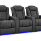 by Valencia Seating Sofa Row of 3 | Width: 99" Height: 43.5" Depth: 39.75" / Graphite Valencia Tuscany Ultimate Edition