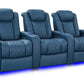 by Valencia Seating Sofa Row of 3 | Width: 99" Height: 43.5" Depth: 39.75" / Steel Blue Valencia Tuscany Ultimate Edition