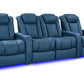 by Valencia Seating Sofa Row of 4 – Loveseat Center | Width: 123" Height: 43.5" Depth: 39.75" / Steel Blue Valencia Tuscany Ultimate Edition