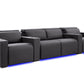 by Valencia Seating Sofa Row of 4 - Loveseat Center | Width: 124" Height: 35.5" Depth: 41" / Graphite Valencia Barcelona Ultimate Luxury Edition XL