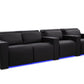 by Valencia Seating Sofa Row of 4 - Loveseat Left | Width: 124" Height: 35.5" Depth: 41" / Onyx Valencia Barcelona Ultimate Luxury Edition XL