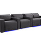 by Valencia Seating Sofa Row of 4 - Loveseat Right | Width: 124" Height: 33" Depth: 39" / Graphite Valencia Barcelona Ultimate Luxury Edition