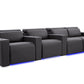 by Valencia Seating Sofa Row of 4 - Loveseat Right | Width: 124" Height: 35.5" Depth: 41" / Graphite Valencia Barcelona Ultimate Luxury Edition XL