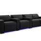 by Valencia Seating Sofa Row of 4 - Loveseat Right | Width: 124" Height: 35.5" Depth: 41" / Onyx Valencia Barcelona Ultimate Luxury Edition XL