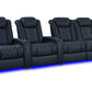 by Valencia Seating Sofa Row of 4 – Loveseat Right | Width: 129" Height: 46" Depth: 39.5" / Moonlight Blue Valencia Tuscany XL Luxury Edition