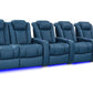 by Valencia Seating Sofa Row of 5 Loveseat Left - Width: 153.75" Height: 43.5" Depth: 39.75" / Steel Blue Valencia Tuscany Ultimate Edition