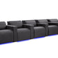 by Valencia Seating Sofa Row of 5 | Width: 162" Height: 35.5" Depth: 41" / Graphite Valencia Barcelona Ultimate Luxury Edition XL