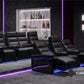 by Valencia Seating Sofa Valencia Monza Carbon Fiber Home Theater Seating