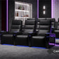 by Valencia Seating Sofa Valencia Monza Carbon Fiber Home Theater Seating