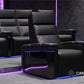 by Valencia Seating Sofa Valencia Monza Carbon Fiber Home Theater Seating