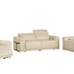 Global United Furniture Sofa 3PC Set - Sofa | Loveseat / Beige Global United 1126 - Divanitalia Power Reclining 3PC Sofa Set