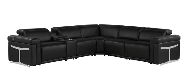 Global United Furniture Sofa Global United 1126 - Divanitalia 3-Power Reclining 6PC Sectional