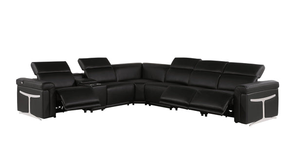 Global United Furniture Sofa Global United 1126 - Divanitalia Power Reclining 7PC Sectional