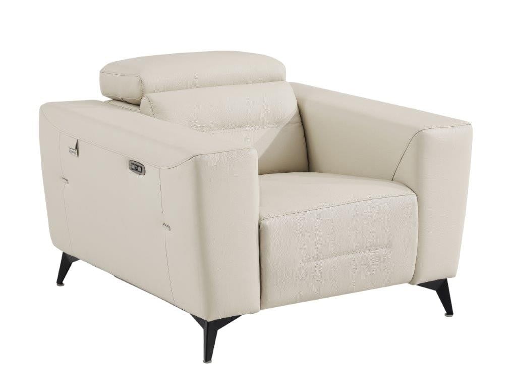 Global United Furniture Sofa Armchair / Beige Global United 989 - Divanitalia Power Reclining Armchair