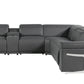 Global United Furniture Sofa Global United 1126 - Divanitalia 3-Power Reclining 6PC Sectional