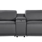 Global United Furniture Sofa Global United 1126 - Divanitalia 3PC Power Reclining Loveseat With Power Headrest