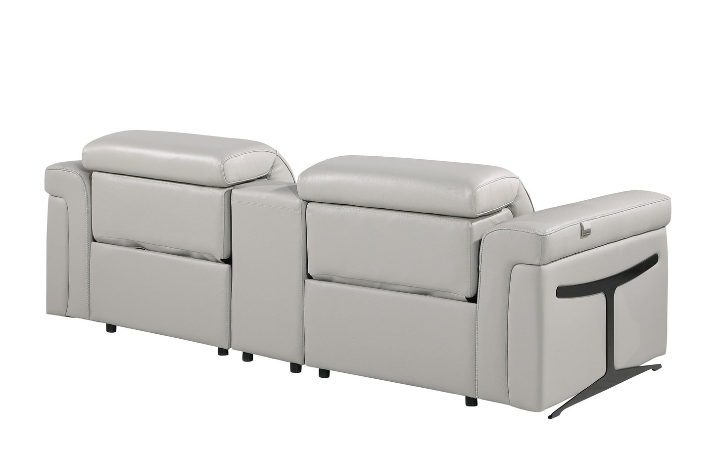 Global United Furniture Sofa Global United 1126 - Divanitalia 3PC Power Reclining Loveseat With Power Headrest