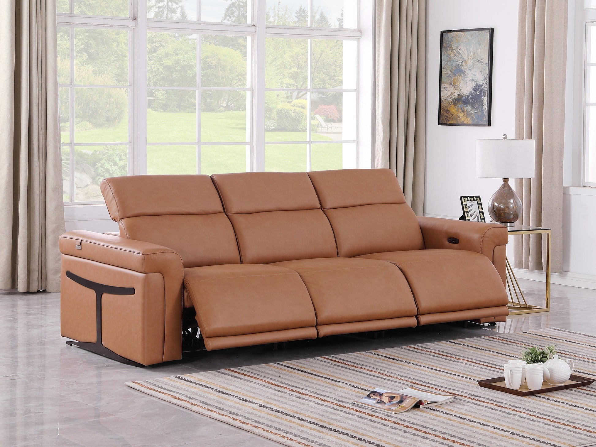 Global United Furniture Sofa Global United 1126 - Divanitalia Modular 3-Power Reclining Sofa