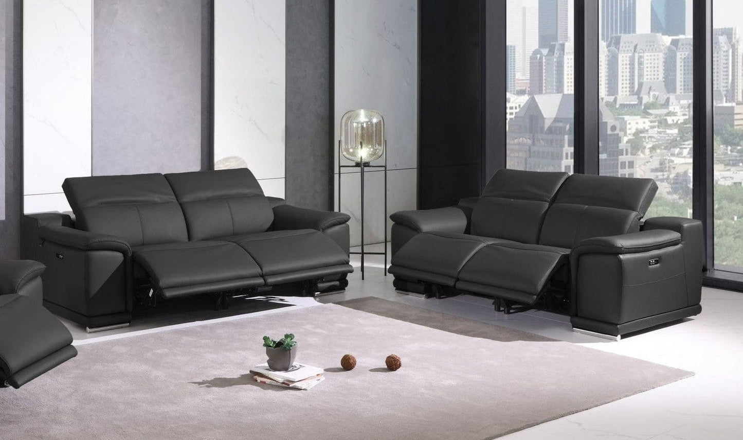 Global United Furniture Sofa Global United 9762 - Divanitalia Power Reclining 2PC Sofa Set