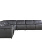 Global United Furniture Sofa Global United 9762 - Divanitalia Power Reclining 7PC Sectional w/ 1-Console