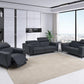 Global United Furniture Sofa Global United 989 - Divanitalia Power Reclining 3PC Sofa Set